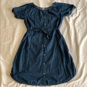 Women’s Large Tall Old Navy Denim Shirt Dress